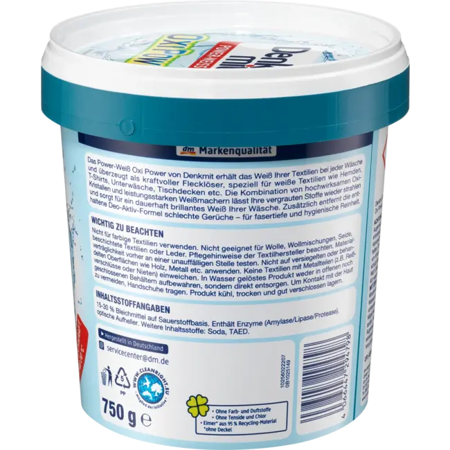 Denkmit Vlekverwijderaar Poeder Oxi Power Wit 750 g