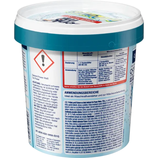 Denkmit Vlekverwijderaar Poeder Oxi Power Wit 750 g