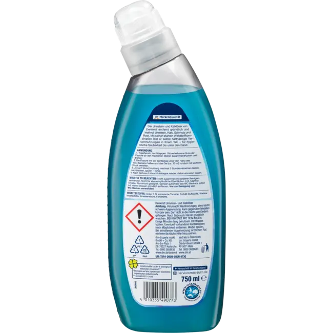 Denkmit Toiletreiniger Urinesteen & Kalkverwijderaar 750 ml