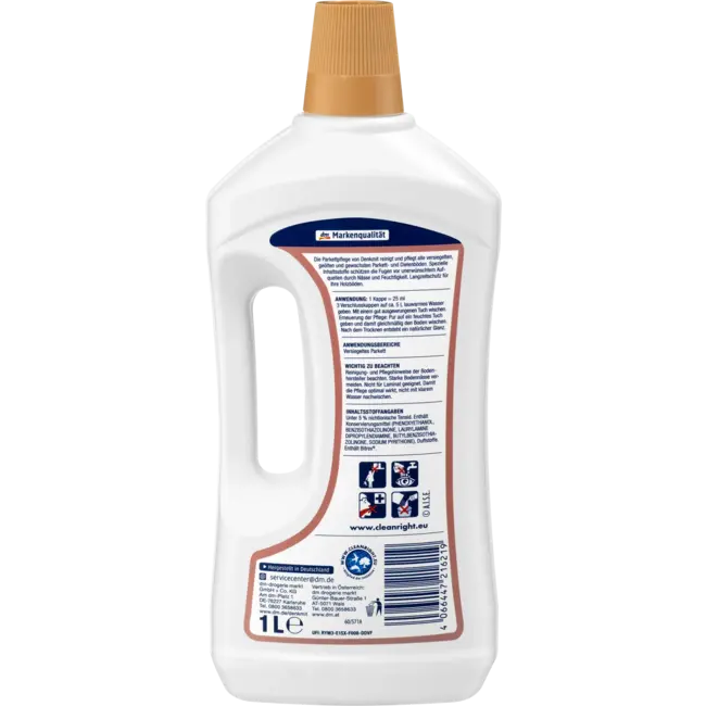 Denkmit Vloerreiniger Parketonderhoud Met Carnaubawas 1 l