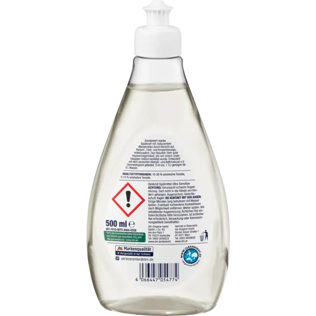 Denkmit Afwasmiddel Ultra Sensitive 500 ml