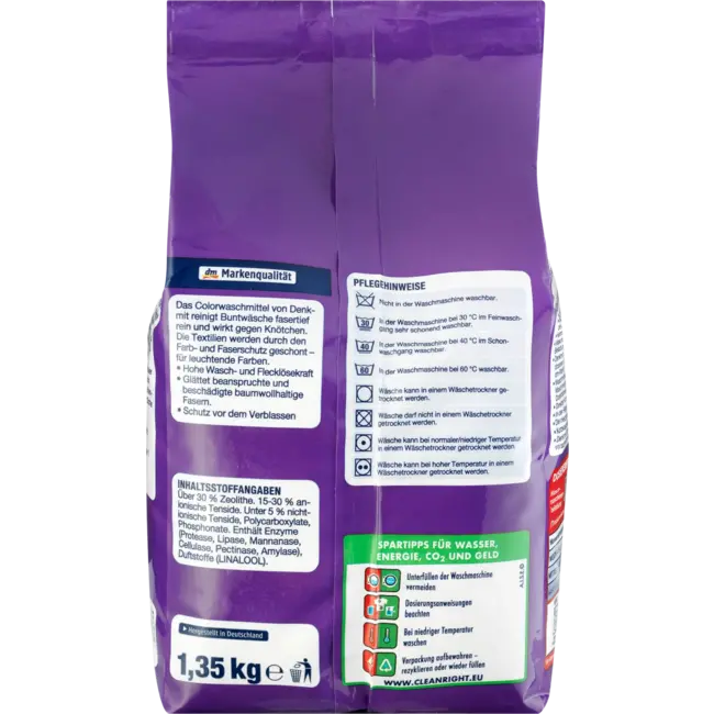 Denkmit Kleur Wasmiddel Poeder 1.35 kg