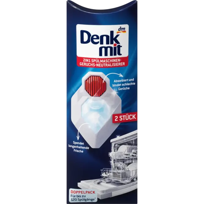 Denkmit Vaatwasser Deodorant 2in1 Geurneutralisator 2 St