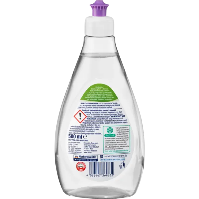 Denkmit Spülmittel Ultra Natuur Voor Klimaatlavendel 500 ml