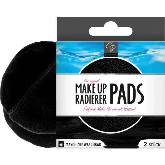 Der original MakeUp Radierer Makeup Gum Pad Zwart 2 St