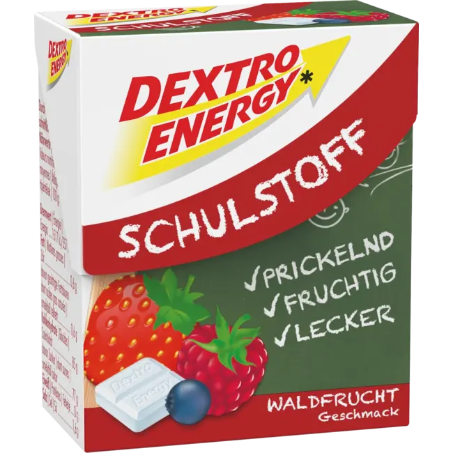 Dextro Energy Schulstoff Druivensuiker, "schoolstof" Bosfruit 50 g