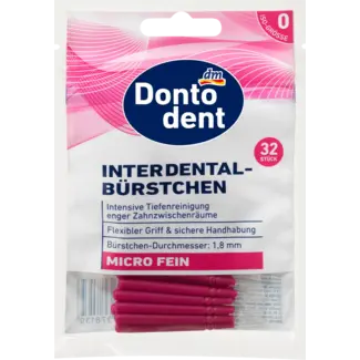 Dontodent Dontodent Interdentalbürsten Roze 0,35 Mm ISO 0