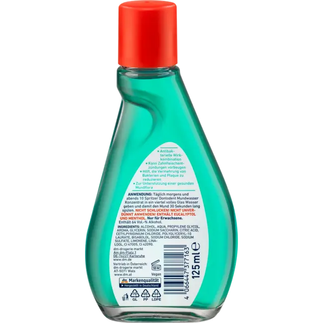 Dontodent Mondwater Concentraat Antibacterieel 125 ml