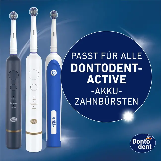 Dontodent Opzetborstels Active Clean 8 St