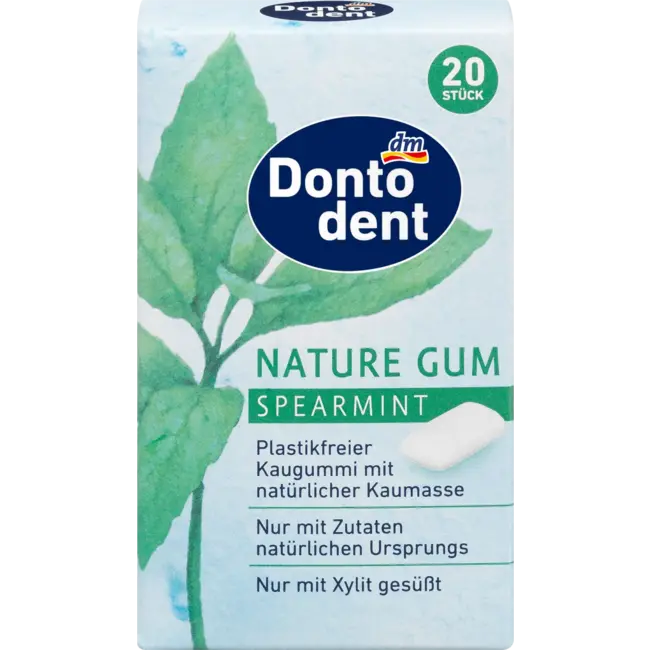 Dontodent Kaugummi, Nature Gum Spearmint Met Xylite 28 g