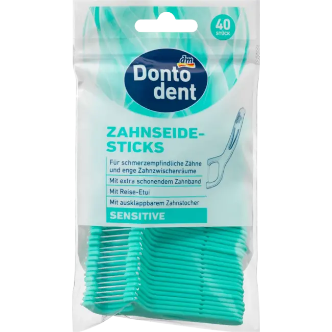 Dontodent Dontodent Tandpasta-sticks Sensitive Met Etui, 40 Stuks 40 St
