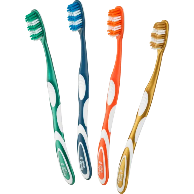Dontodent Tandenborstel Hoog-laag Middel (voordeelverpakking) 3 St