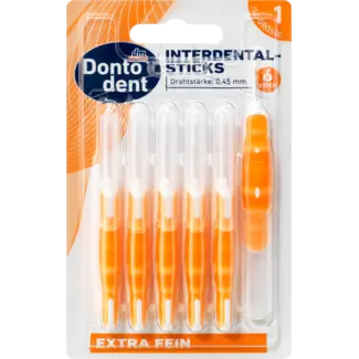 Dontodent Dontodent Interdentalbürsten Oranje 0.45 Mm ISO 1