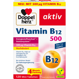 Doppelherz Doppelherz Vitamine B12 500 Tabletten 120 St