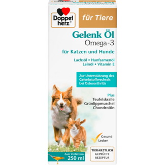 Doppelherz Doppelherz Voedingssupplement Kat & Hond, Gewrichtsolie