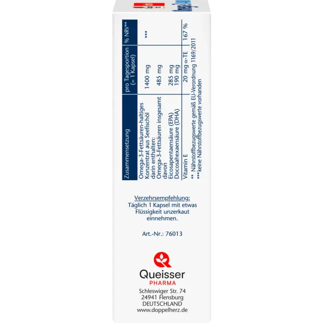 Doppelherz Omega-3 1400 Kapseln 30 St 59.2 g