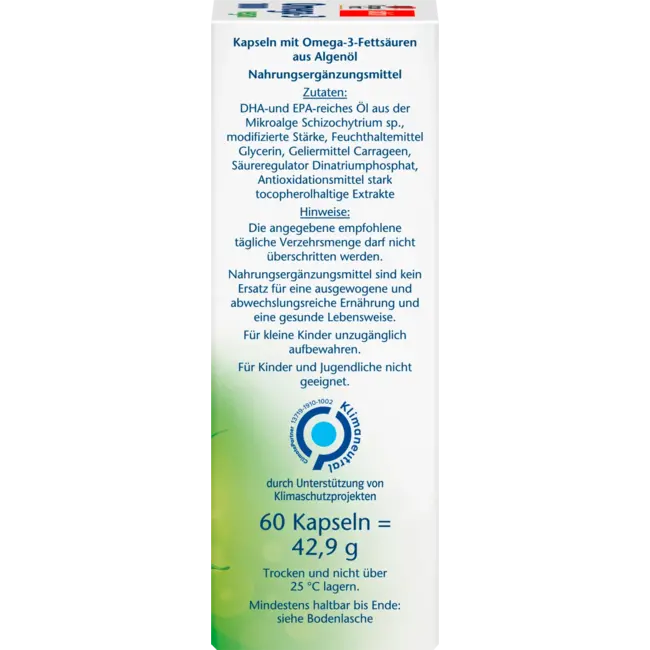 Doppelherz Omega-3 1000 Capsule 60 Stuks 42.9 g