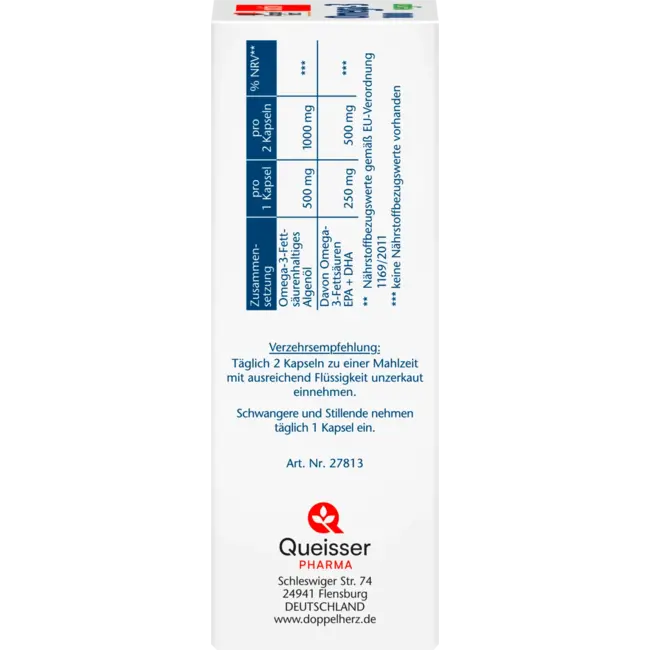 Doppelherz Omega-3 1000 Capsule 60 Stuks 42.9 g