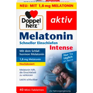 Doppelherz Doppelherz Melatonine Sneller In Slaap Vallen Intense 40 St