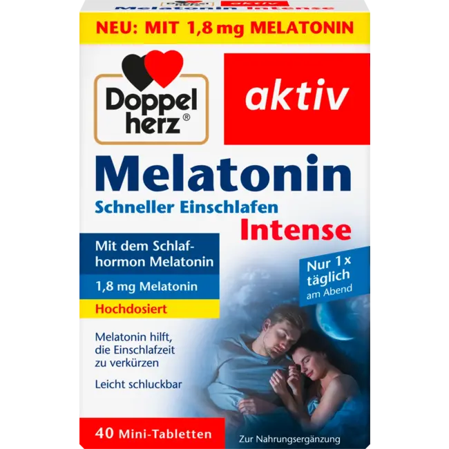 Doppelherz Melatonine Sneller In Slaap Vallen Intense 40 St 3.7 g