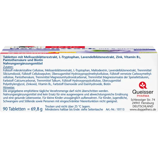 Doppelherz Zenuwslopende Tabletten 90 St. 69 g
