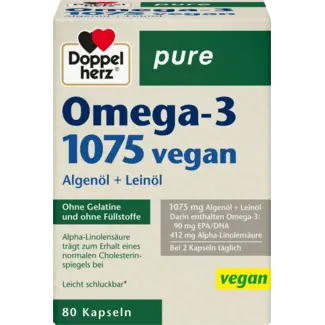 Doppelherz Doppelherz Omega-3 1075 Vegan 80 St