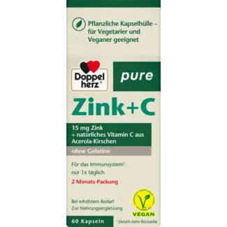 Doppelherz Doppelherz Zink + C Capsules 60 Stuks