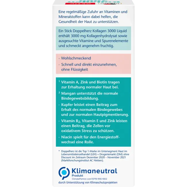 Doppelherz Collageen 3.000 Vloeibare Stokken 14e St. 140 ml