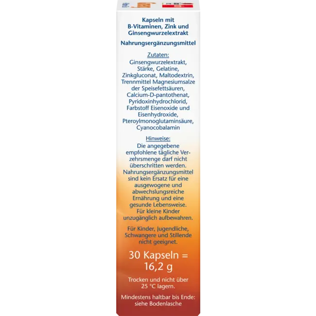 Doppelherz Ginseng Kapseln 30 St. 16.2 g