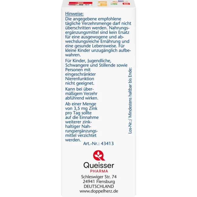 Doppelherz Vitamine C 500 + Zink + D3-depot Direct Granulaat 20 St 32 g