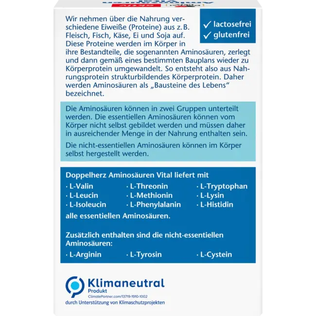 Doppelherz Aminozuren Vital Capsules 30 St. 27.2 g