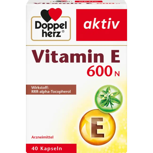 Doppelherz Vitamine E 600N Kapseln 40 St