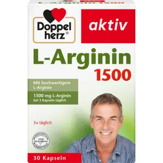 Doppelherz Doppelherz L-arginin Kapseln, 30 St.