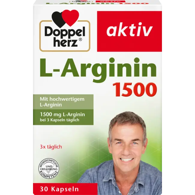 Doppelherz L-arginin Kapseln, 30 St. 18.6 g