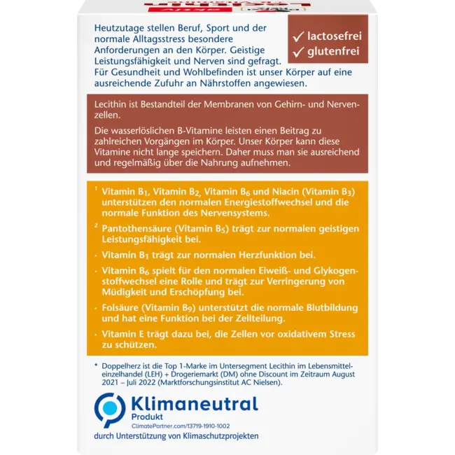 Doppelherz Lecithine + B-vitamine Kapseln 40 St. 41.6 g