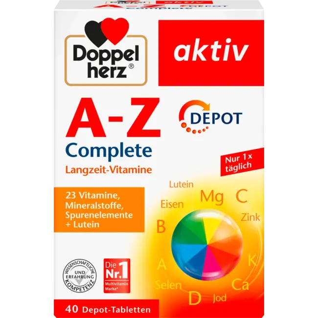 Doppelherz A-Z Depot Tabletten 40 St. 59.6 g