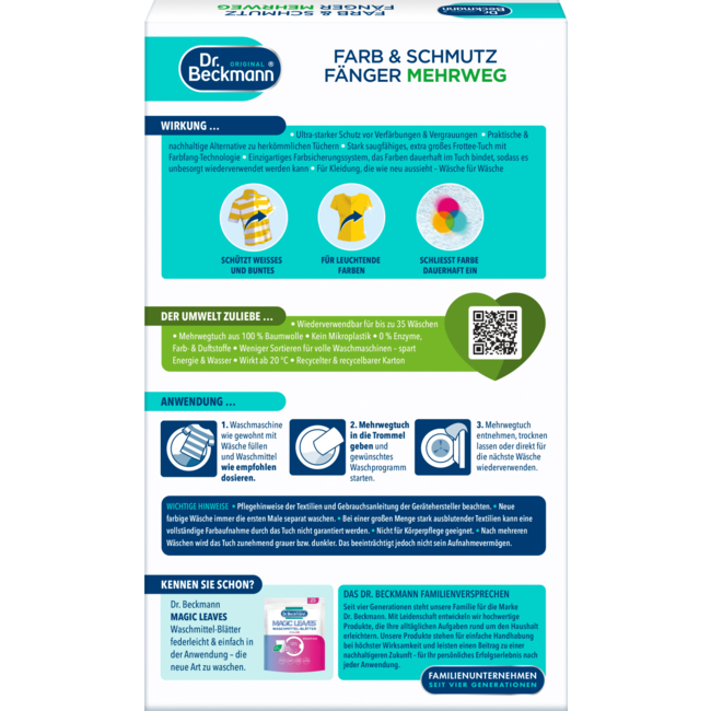 Dr. Beckmann Verf- & Vuilvangdoek Herbruikbaar 1 St