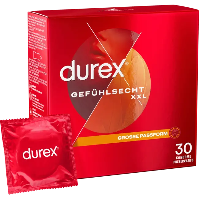 Durex Condooms Feelgood Extra Large XXL, Breedte 60mm 30 St