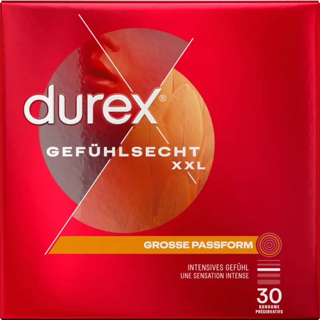 Durex Condooms Feelgood Extra Large XXL, Breedte 60mm 30 St