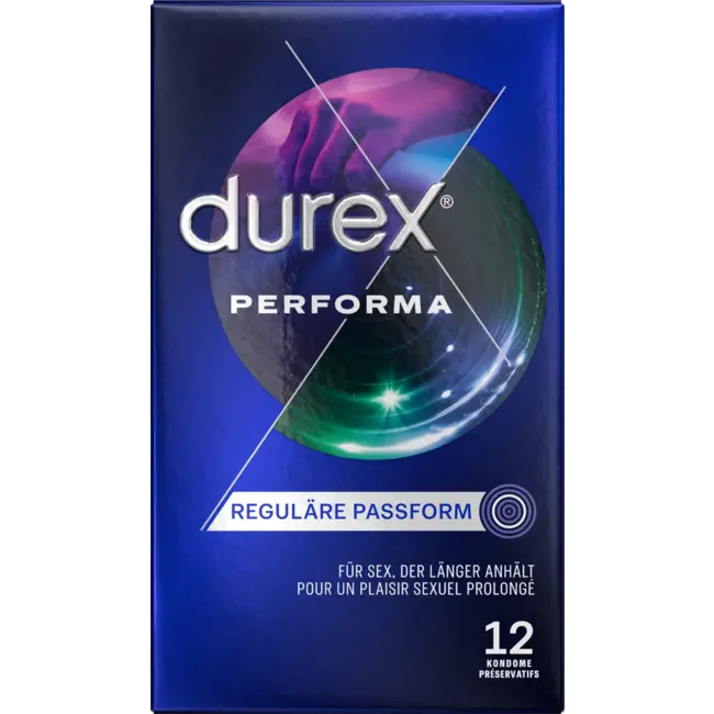 Durex Kondome Performa, Breite 56mm 12 St