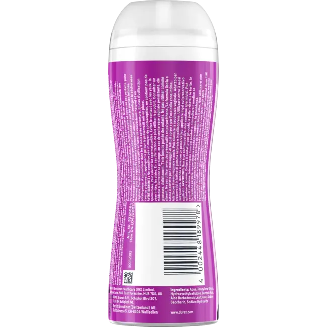 Durex Glijmiddel & Massage 2in1 Aloë Vera 200 ml