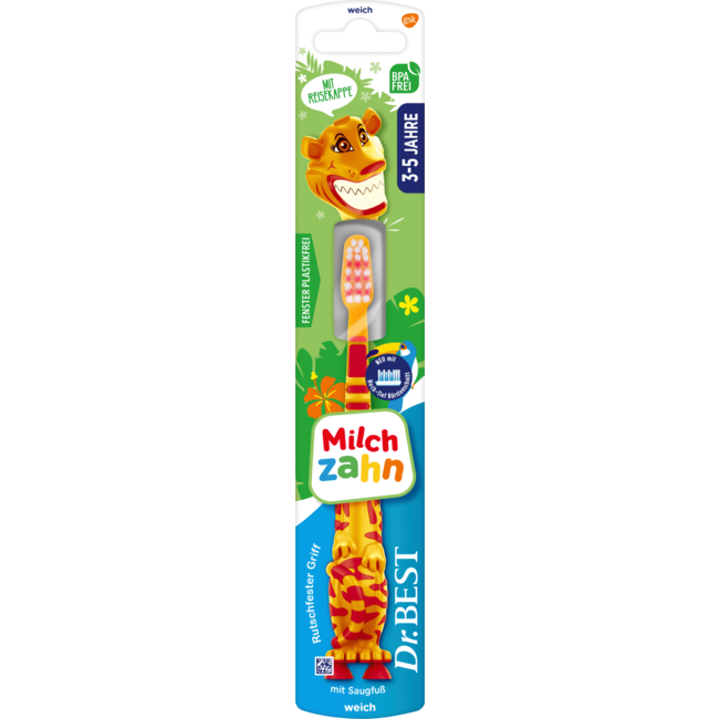 Dr. Best Tandenborstel Kinderen Melktand, 3 Tot 5 Jaar 1 St