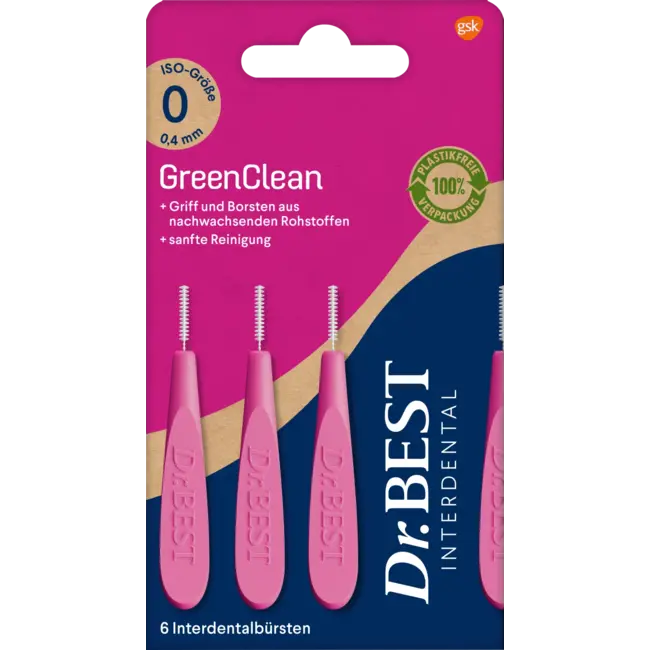 Dr. Best Interdentale Ragers Greenclean 0,4 Mm ISO 0 6 St