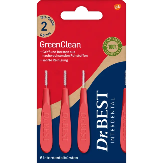 Dr. Best Interdentale Ragers Greenclean 0,5 Mm ISO 2 6 St