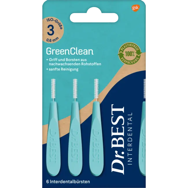 Dr. Best Interdentale Ragers Greenclean 0,6 Mm ISO 3 6 St