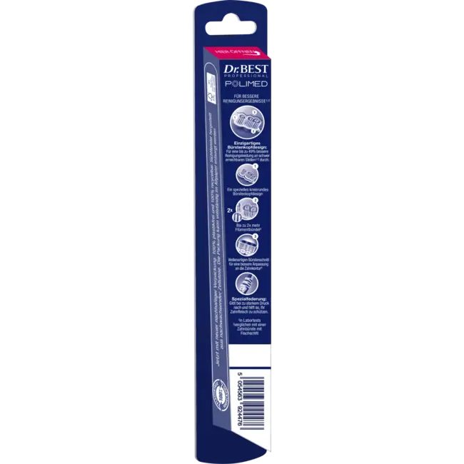 Dr. Best Tandenborstel Professional Polimed Medium 1 St