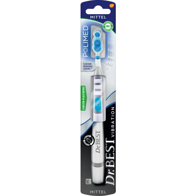 Dr. Best Tandenborstel Met Batterij Polimed Medium 1 St