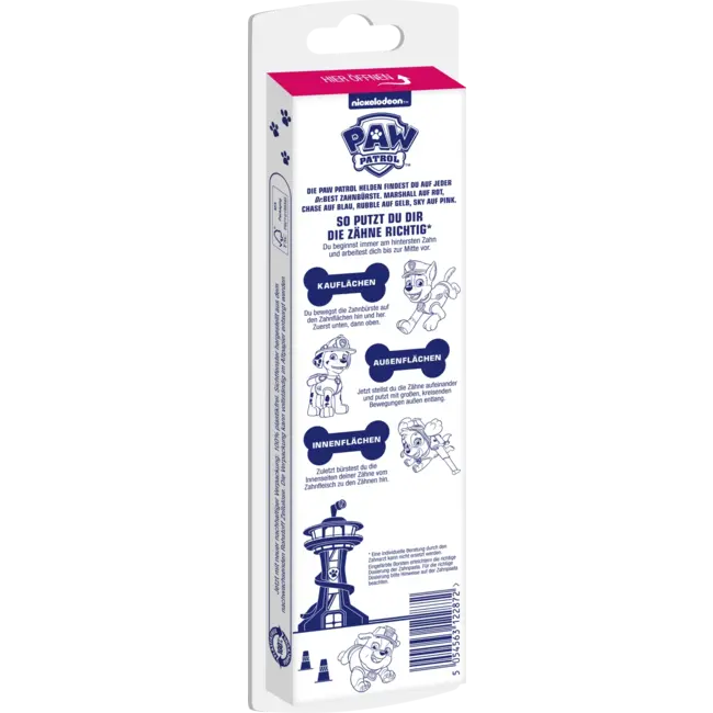Dr. Best Tandenborstel Kids Paw Patrol, Tot 7 Jaar Voordeelverpakking (2+1 Gratis) 3 St