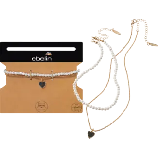 ebelin ebelin Choker Goud Look Met Kralen