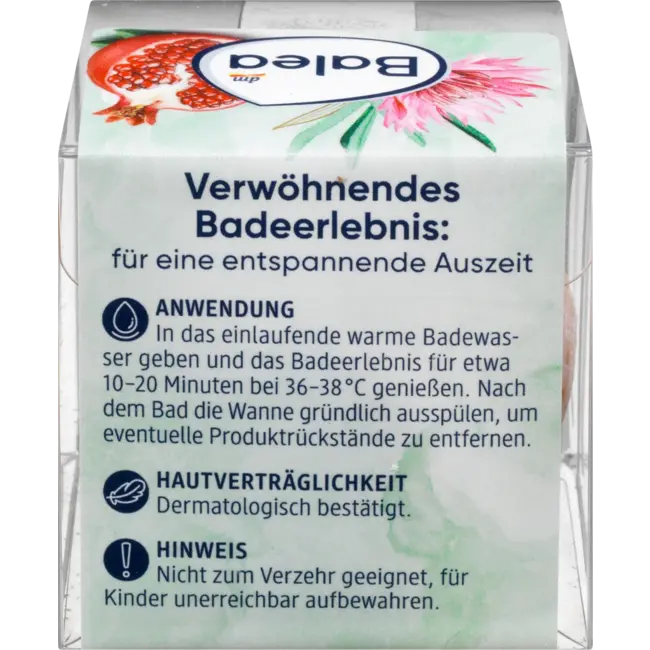 Balea Badbal Oranjebloesem/korenbloem 2f 50 g